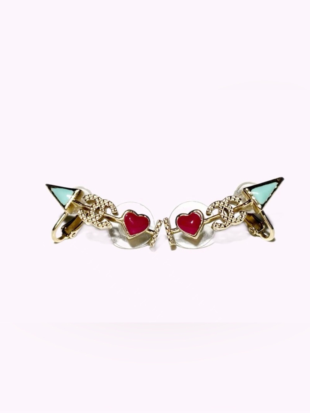 Chanel CC Ear Climbers Earrings